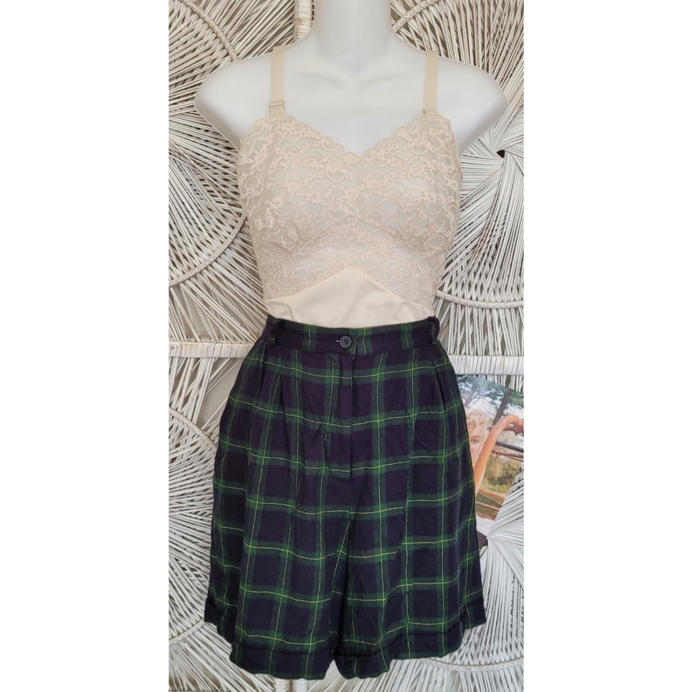 Vintage Plaid Shorts